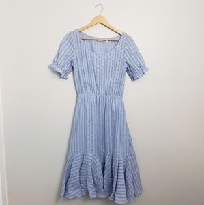 & Other Stories Puff Sleeve Midi Dress